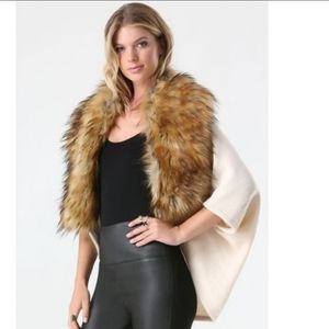 Bebe One Size Fur Sweater